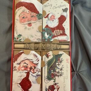 Vintage Christmas Gift Tags Set